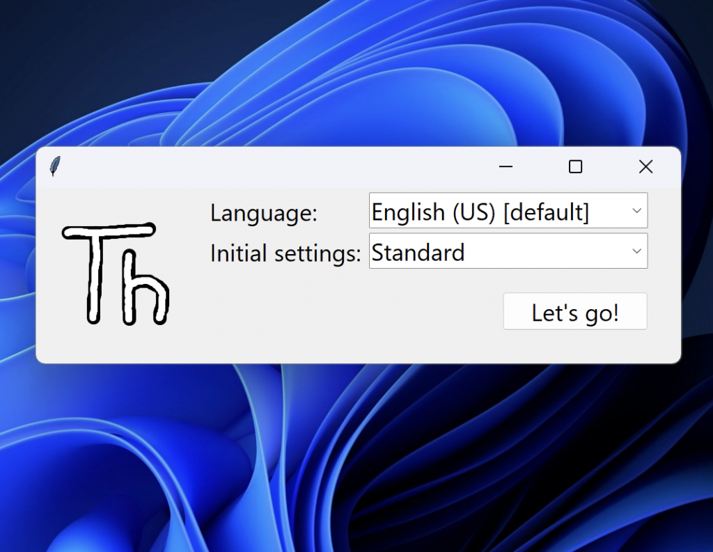 Windows 11, Tonne, Auswahl der Sprache nach der Installation.